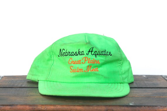 Vintage Trucker Hat Snapback Hat Baseball Cap Neon