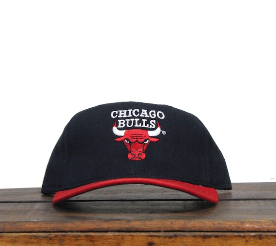 Vintage 90s Chicago Bulls NBA Basketball Wool Illinois New Era Pro