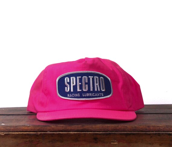Vintage Distressed Neon Hot Pink Spectro Racing Lubricants  display picture 2