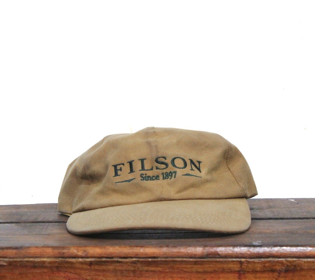 激レア 90s Filson オイルド 6パネルキャップ USA製 激レア 90s Filson オイルド 6パネルキャップ USA製