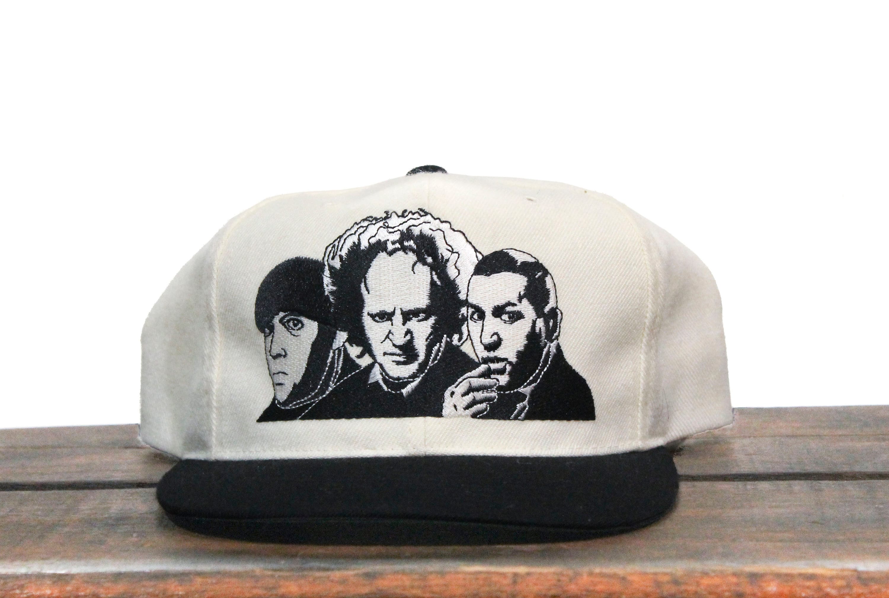 Vintage 90s the Three Stooges Larry Moe Curly American Needle