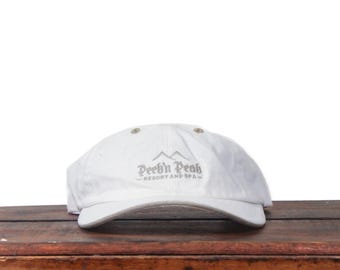 Boné vintage Peek'n Peak Resort com alça: boné de beisebol da NY Ski Area