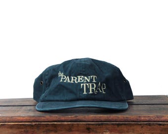Vintage 90s The Parent Trap Movie Film Lindsey Lohan Unstructured Strapback Hat Baseball Cap