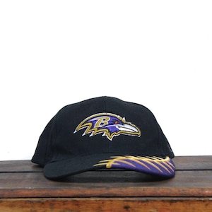 Vintage Y2K Baltimore Ravens Maryland Football NFL Strapback Hat Baseball Cap