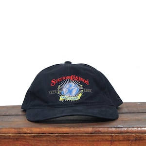 Vintage Station Casinos 30º aniversário Hotel Las Vegas Cartões de jogo Pôquer Slots Chapéu Strapback Boné de beisebol