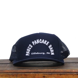 Vintage Trucker Hat Snapback Baseball Cap Paul&#39;s Pancake Barn Restaurant Breakfast Place Dillsburg PA Pennsylvania