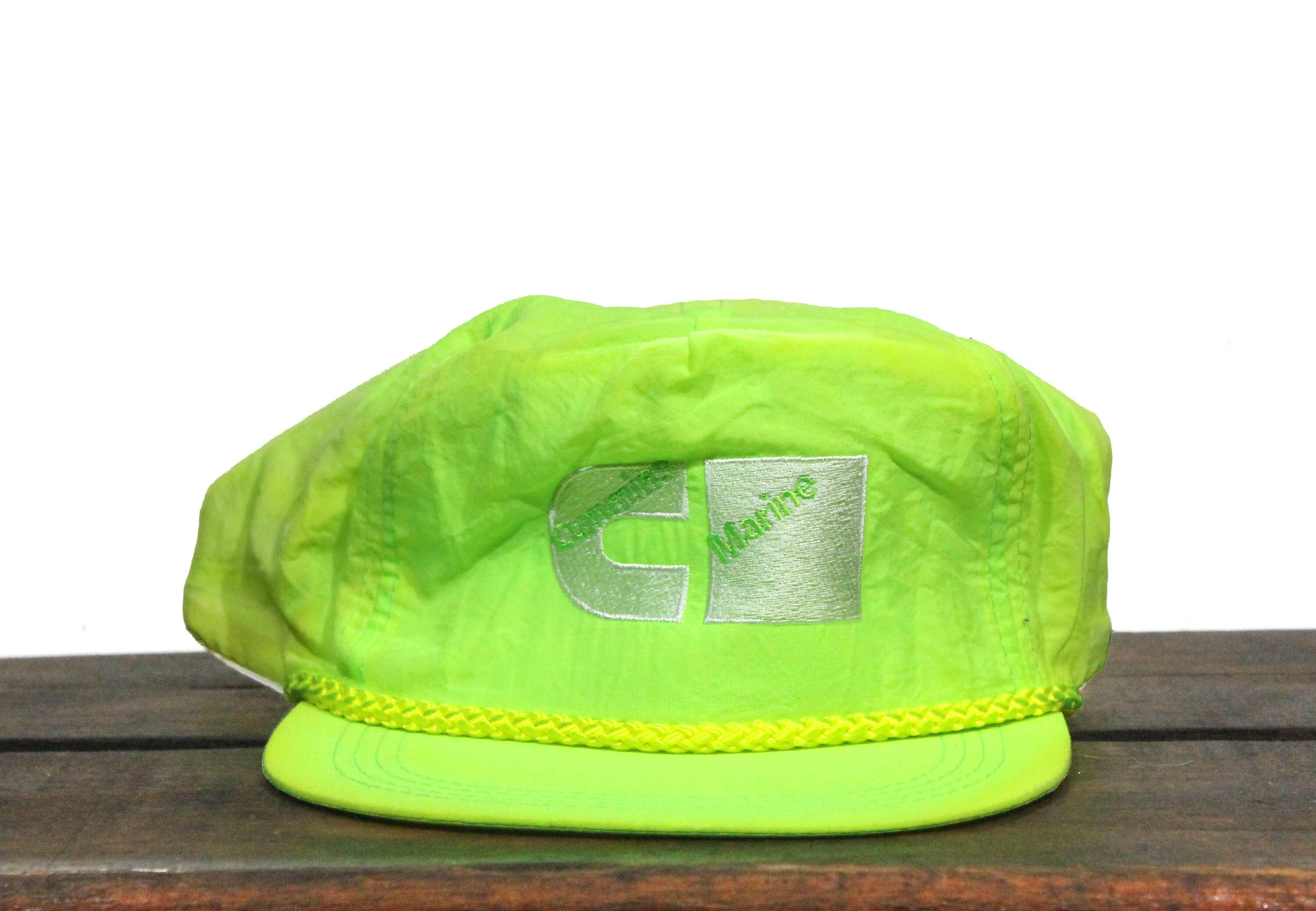 Vintage Neon Yellow Snapback Trucker 
