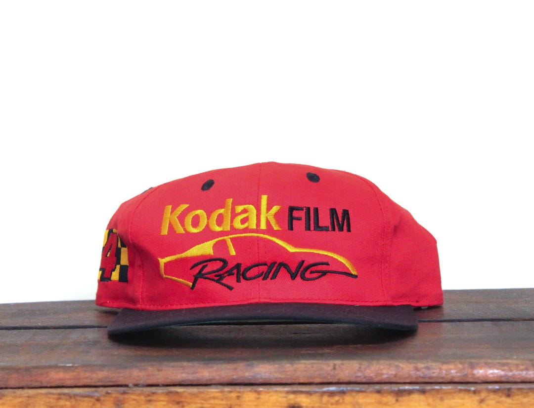 Kodak Racing Cap Vintage 90s Kodak Film Nascar Racing Cameras Photography Pictures ...