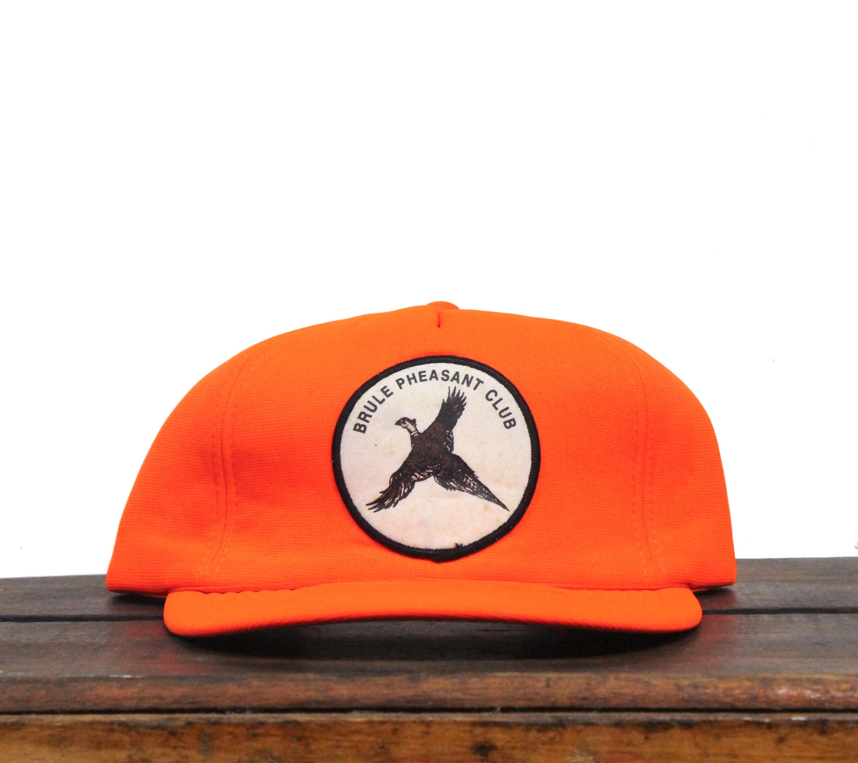 Elegant Pheasant Feathered Vintage 1950’s Women\'s Hat in Orange and Black $_57.JPG?set_id=880000500F main image 3