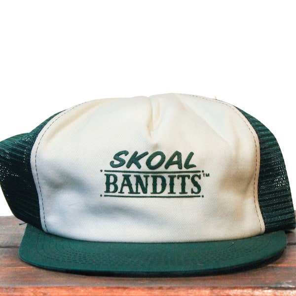 Vintage Skoal Bandits Chewing Tobacco Dip Racing Team Harry Gant K Brand Products Trucker Hat Snapback Baseball Cap USA Made