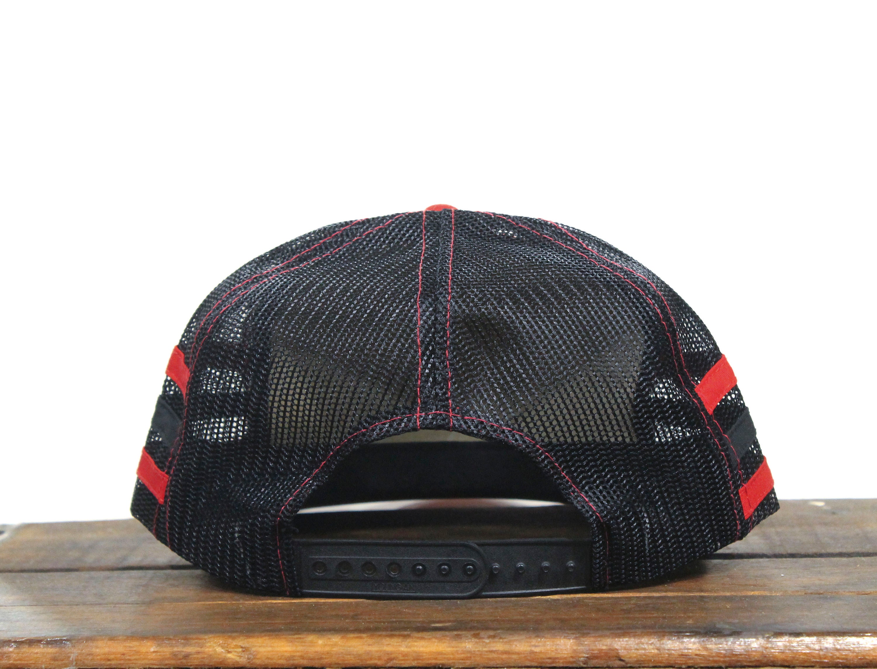 Vintage 80s Snapback Trucker Hat Baseball Cap Justin Boot Company
