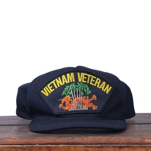 Vintage Vietnam Veteran War Soldier Military America Army Infantry Navy Air Force Marines Trucker Hat Snapback Baseball Cap Made In USA