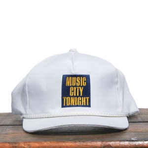 Vintage Musik City Tonight Nashville Tennessee Country Musik TV Fernsehsendung Hysteresen Trucker Hut Baseballmütze