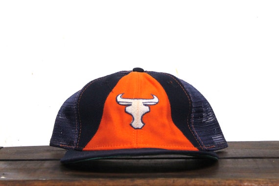 Vintage Rare 80s Tucson Toros Arizona Minor League MILB Team New Era Snapback Trucker Hat Baseball Cap USA Made