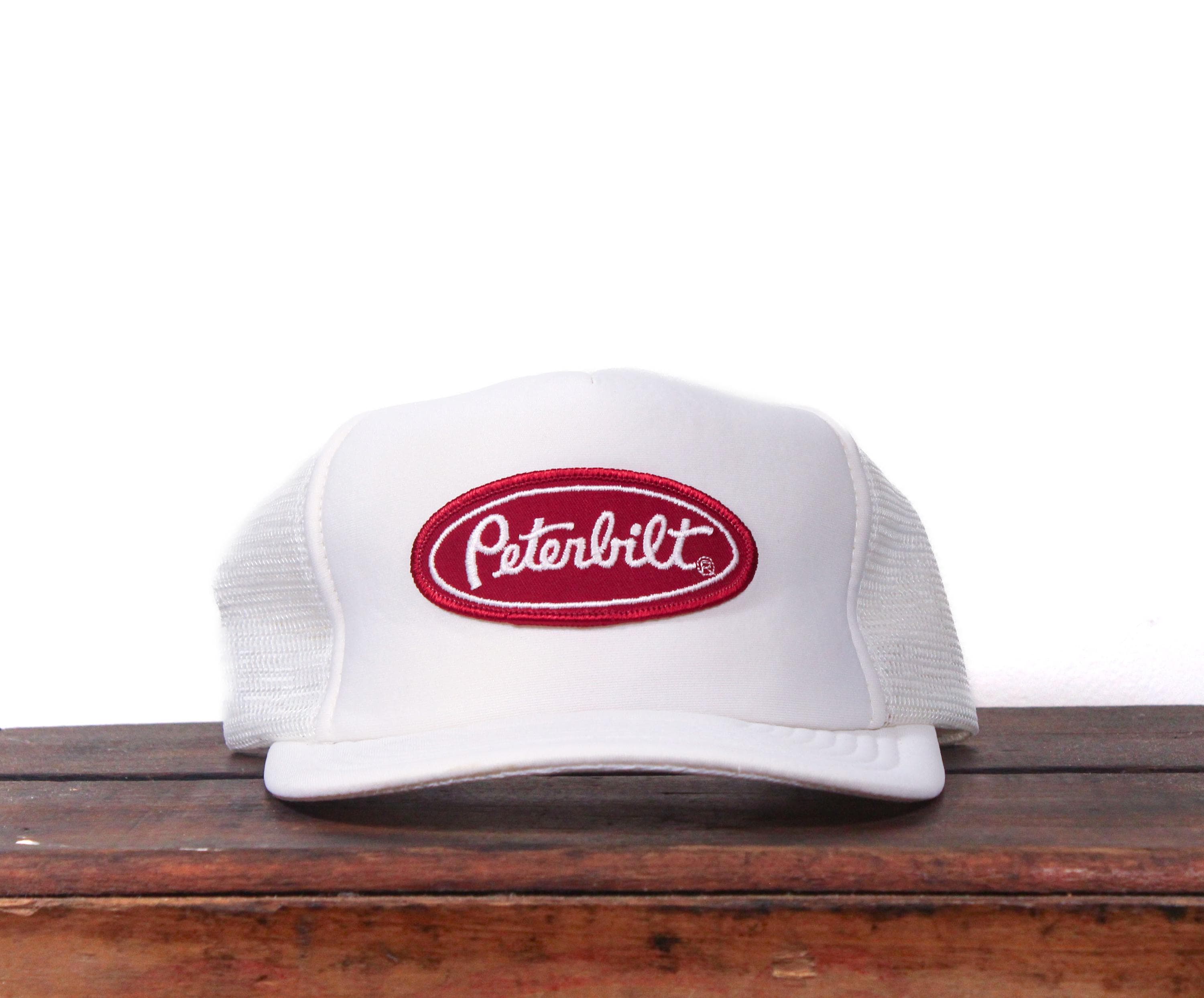 Vintage Distressed Snapback Trucker Hat Baseball Cap Peterbilt