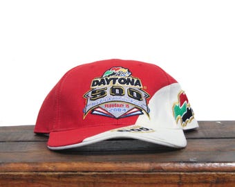 Gorra de béisbol vintage con correa trasera, Daytona 500 de 2004, Winston Cup, Nascar Racing, Florida Speedway, Great American Race