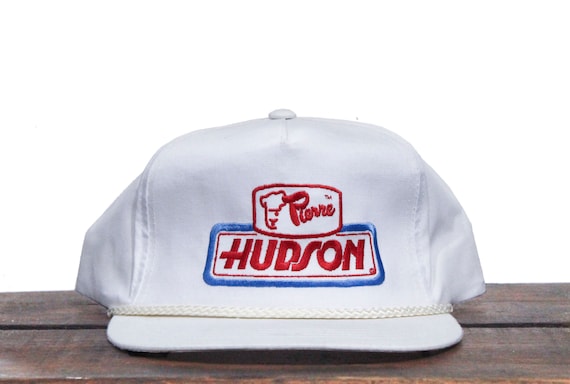 Casquette Snapback Vintage Camionneur Blanche Rottenberrys USA Années 70/80 - Derby Dri-N-Cool