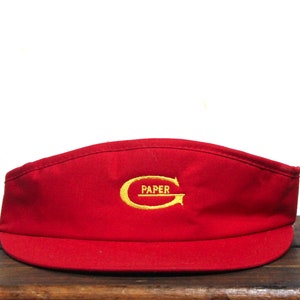 Vintage anni '80 PH Glatfelter G Paper Company Packaging Cartone Mill Factory Pennsylvania Golf Visiera parasole Cappello Strapback Berretto da baseball