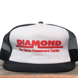 Vintage Trucker Hat Snapback Baseball Cap Diamond Your Home Investment Center Improvement Hardware Store DIY Made In USA