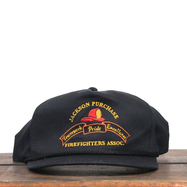 Vintage Jackson Purchase Firefighters Association pompiers volontaires Truck Ladder Company Kentucky Trucker Hat Snapback Baseball Hat