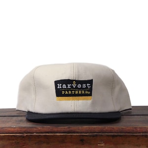 Vintage Harvest Partners Farmer BASF Chemicals Crop Made In USA Trucker Hat Snapback Baseball Cap