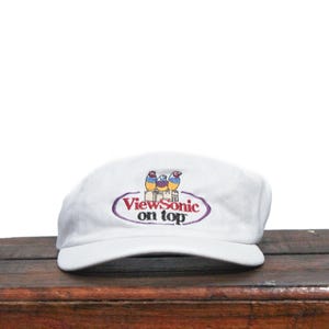 Gorra de béisbol con visera ajustable de ViewSonic de los años 90, se vende por separado, monitor de computadora de escritorio, electrónica, Internet