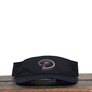 Vintage Y2K Strapback Visor Baseball Cap Arizona Diamondbacks Dbacks MLB Team Jersey Mesh Twins Brand