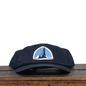 Vintage 90s Strapback Hat Baseball Cap Captain John Smith Chesapeake National Historic Trail Hiking Backpacking Maryland