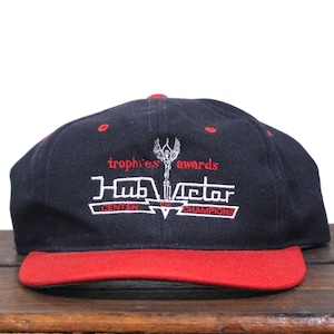 Vintage Hub Victor Trophies & Awards Center Of Champions Engraving Best #1 Victory Trucker Hat Snapback Baseball Cap