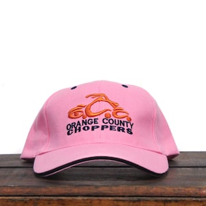 NWT Harley-Davidson & Daytona Bike Week 2007 Hats Pink Biker Baseball Caps 2PK Bikeweek 2007 Black Pink Floral Hat Adjustable Daytona Beach  main image 3