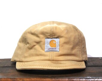 Reworked Carhartt Strapback Hat Grunge Distressed Indie Streetwear