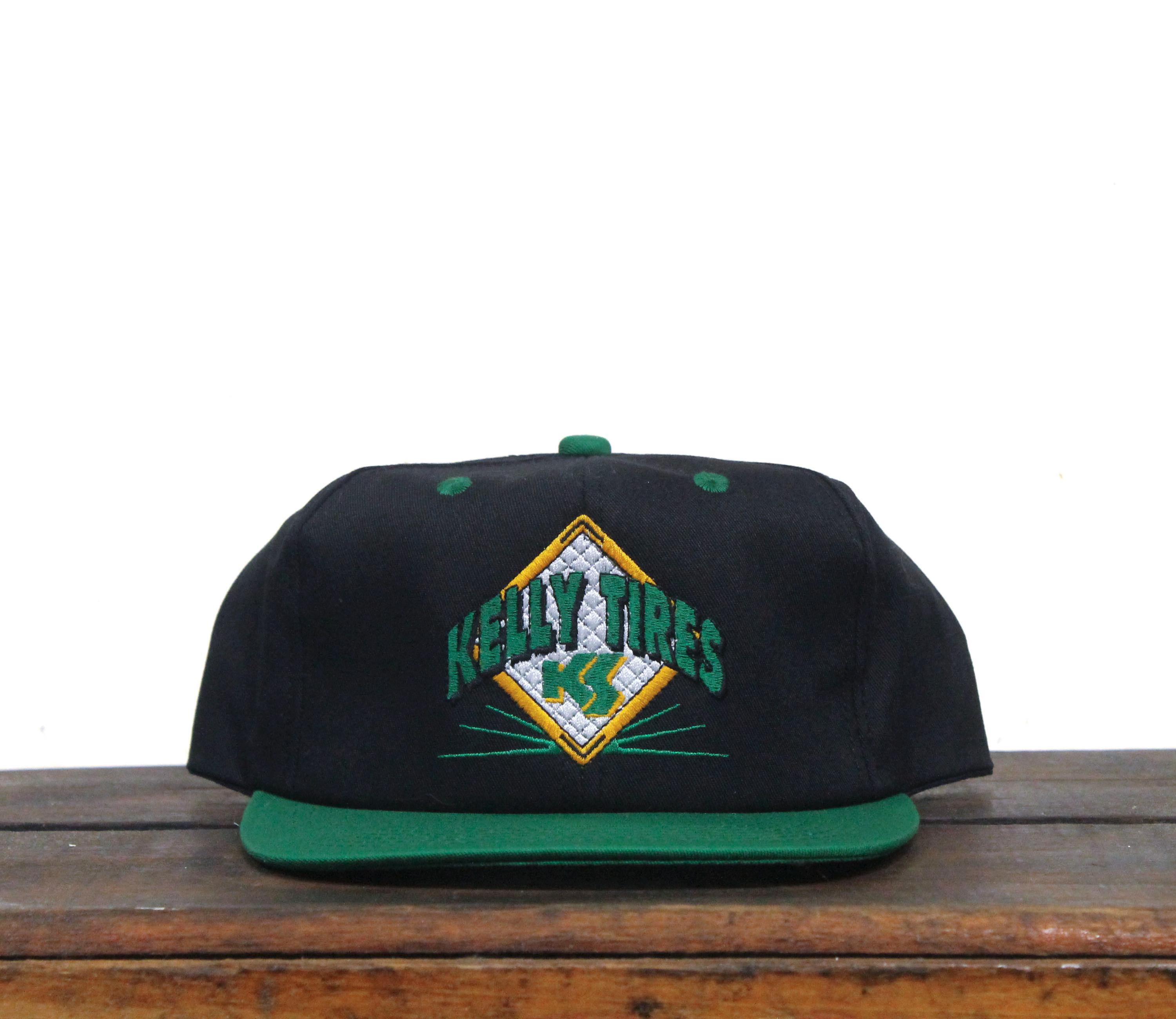 帽子 Firestone 80's Trucker Hat Made in USA Vintage Trucker Hat Firestone Firehawk Challenge Mesh