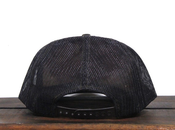 Vintage Trucker Hat Snapback Baseball Cap Bass In… - image 2
