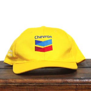 Chevron 石油企業 企業キャップ USA製 90s企業物 Chevron 石油企業 企業キャップ USA製 90s企業物 - メルカリ