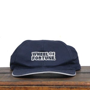 Vintage 90s Wheel Of Fortune Game Show TV Television Snapback Hat Baseball Cap Made In USA