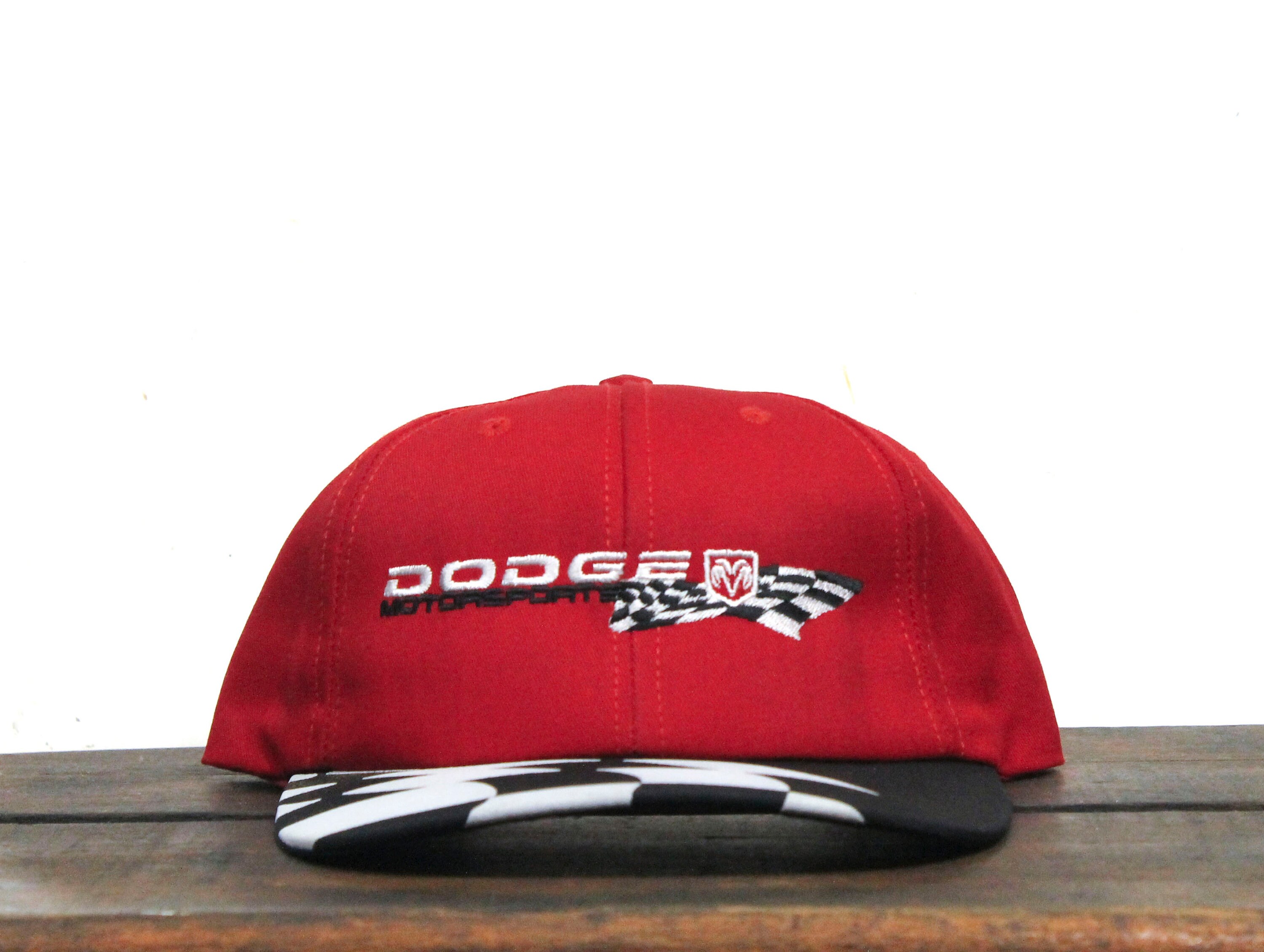 Vintage 90s Dodge Motorsports Ram Mopar Racing Cars Nascar Different Snapback Hat Baseball Cap Made In USA