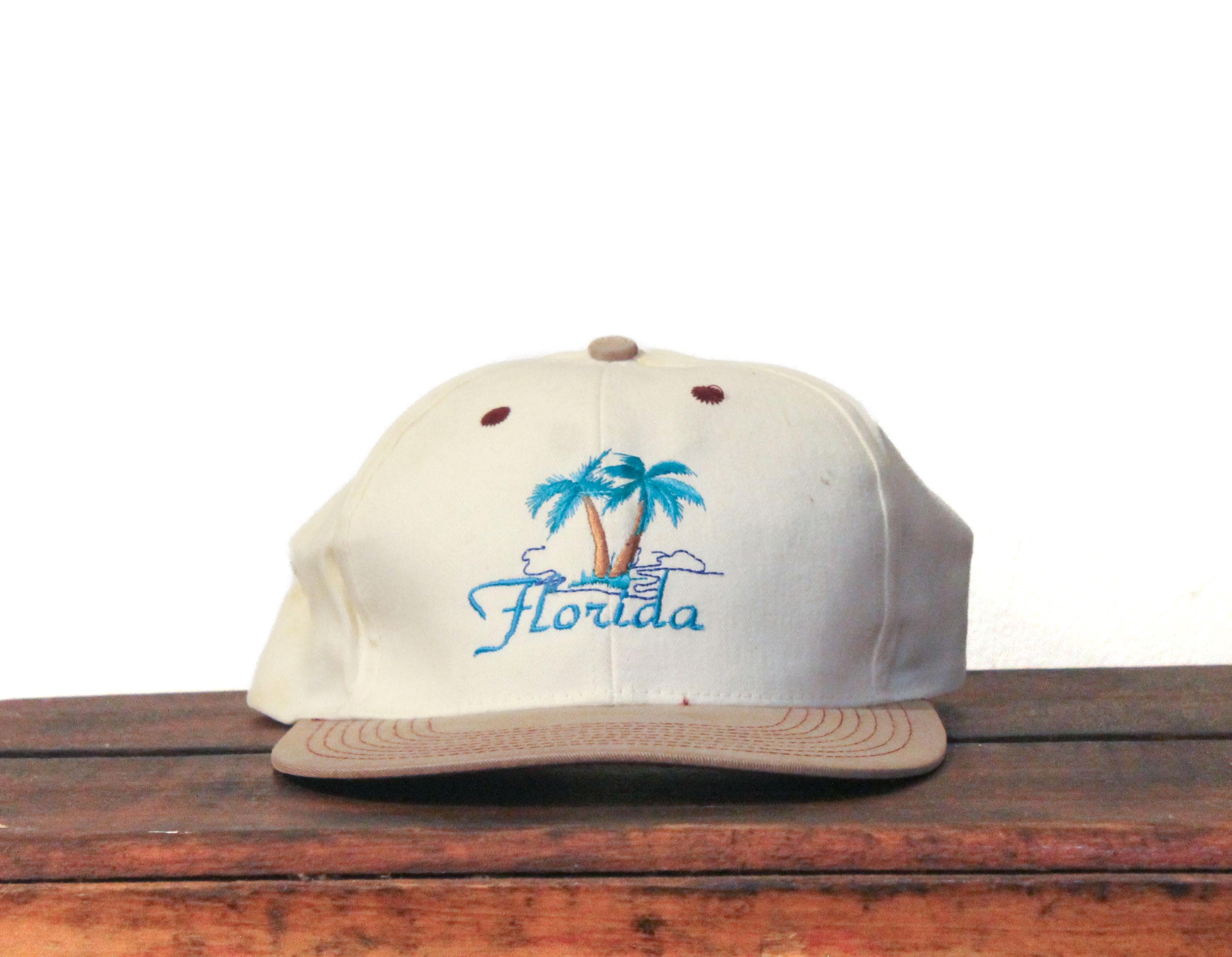 Casquette Vintage Sea World – Homme – Bleue – Années 90 – Profil Bas