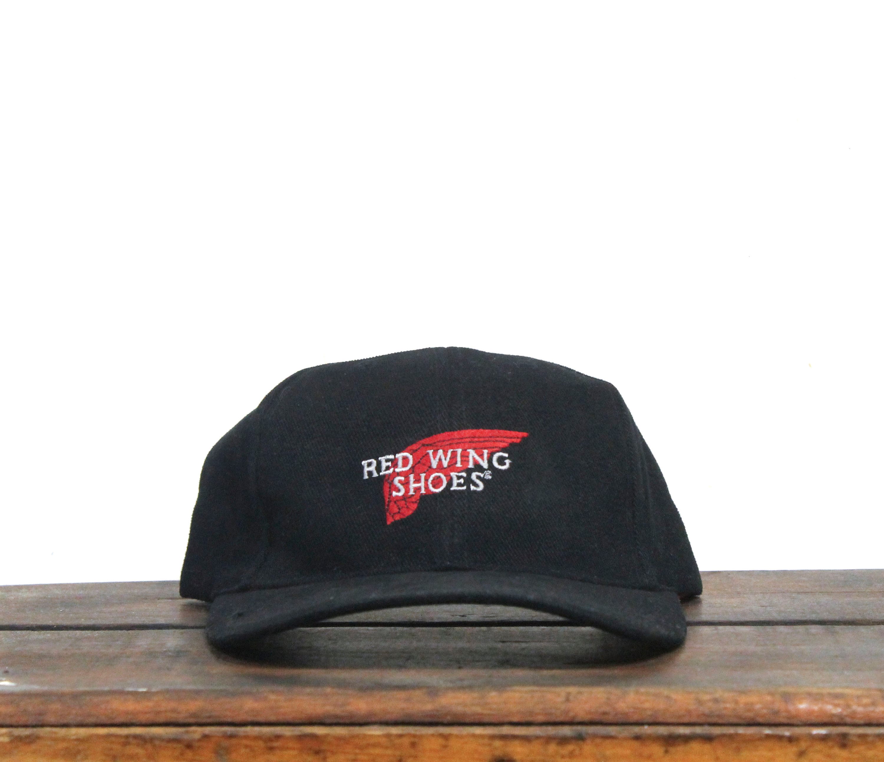 Vintage 90s Strapback Hat Baseball Cap Red Wing Shoes Work Boots Logo Irish Setter Etsy