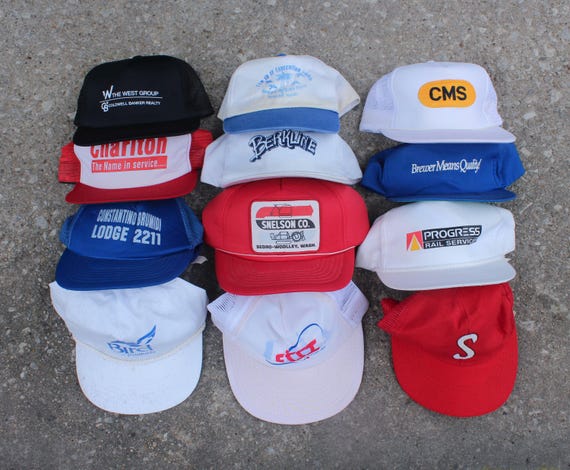 Vintage Trucker Hat Variety Pack One Dozen Random Snapback  display picture 1