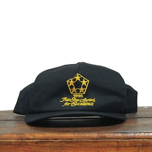 Vintage Snapback Trucker Hat Casquette de baseball 1996 Five Star Award for Excellence Award Chrysler Car Dealership Award Mopar Dodge Plymouth Made In USA