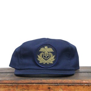 Vintage MMP Eagle Seal Crest Logo Police Law Enforcement Cops Snapback Hat Baseball Cap Patch Made In USA