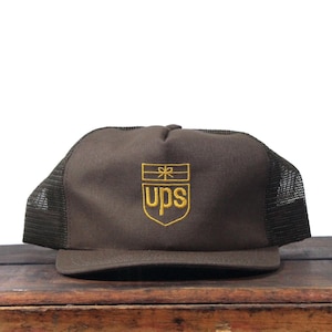 UPS ブラウンキャップ スナップバック　80s ビンテージ Vintage Ups Hat - Etsy