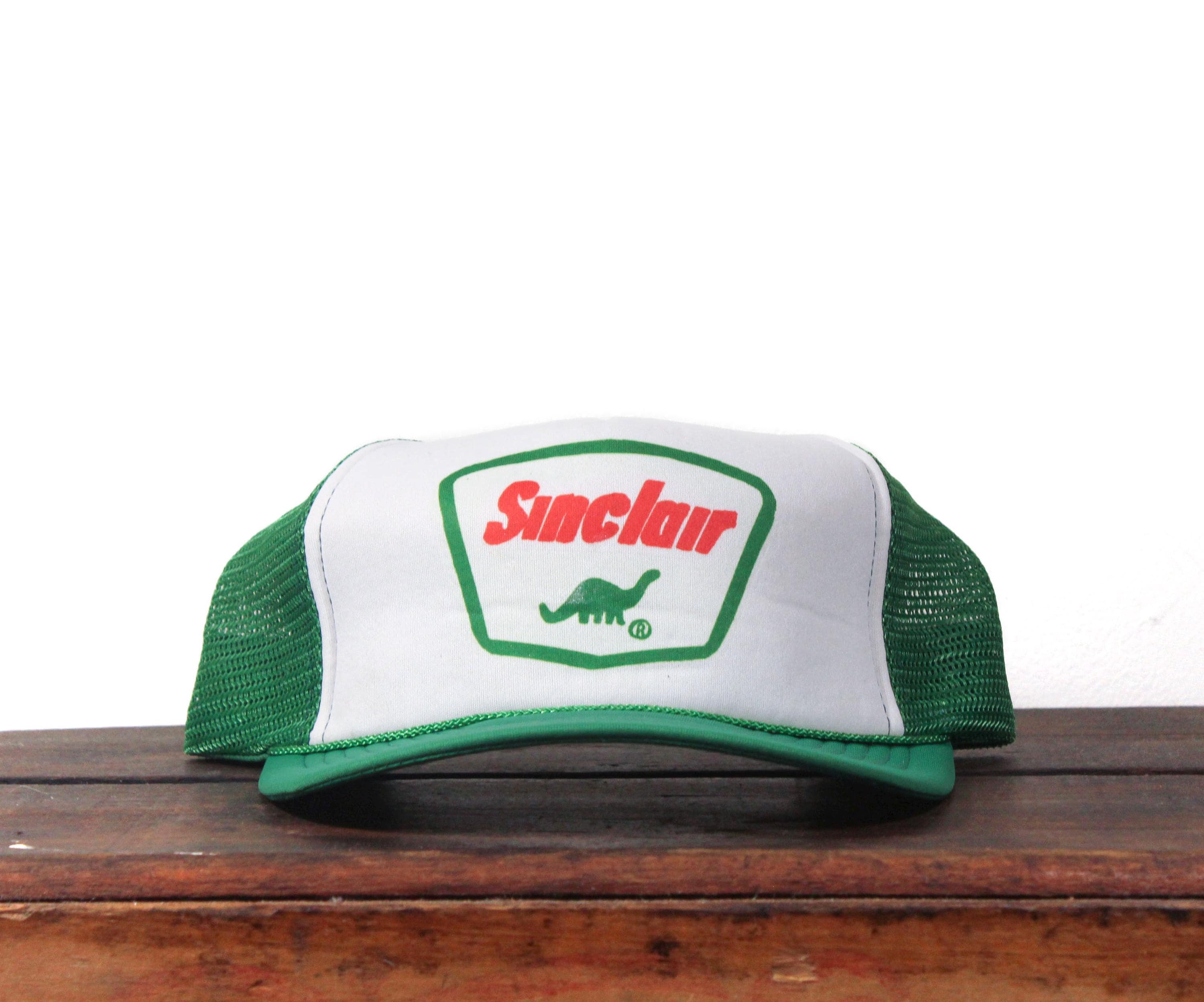 Vintage Snapback Trucker Hat Baseball Cap Sinclair Oil Gas  display picture 2