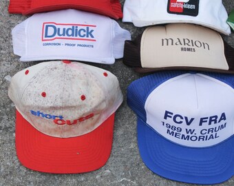 Vintage Trucker Hat Variety Pack One Dozen Random Snapback Vintage Trucker Hat Variety Pack One Dozen Random Snapback