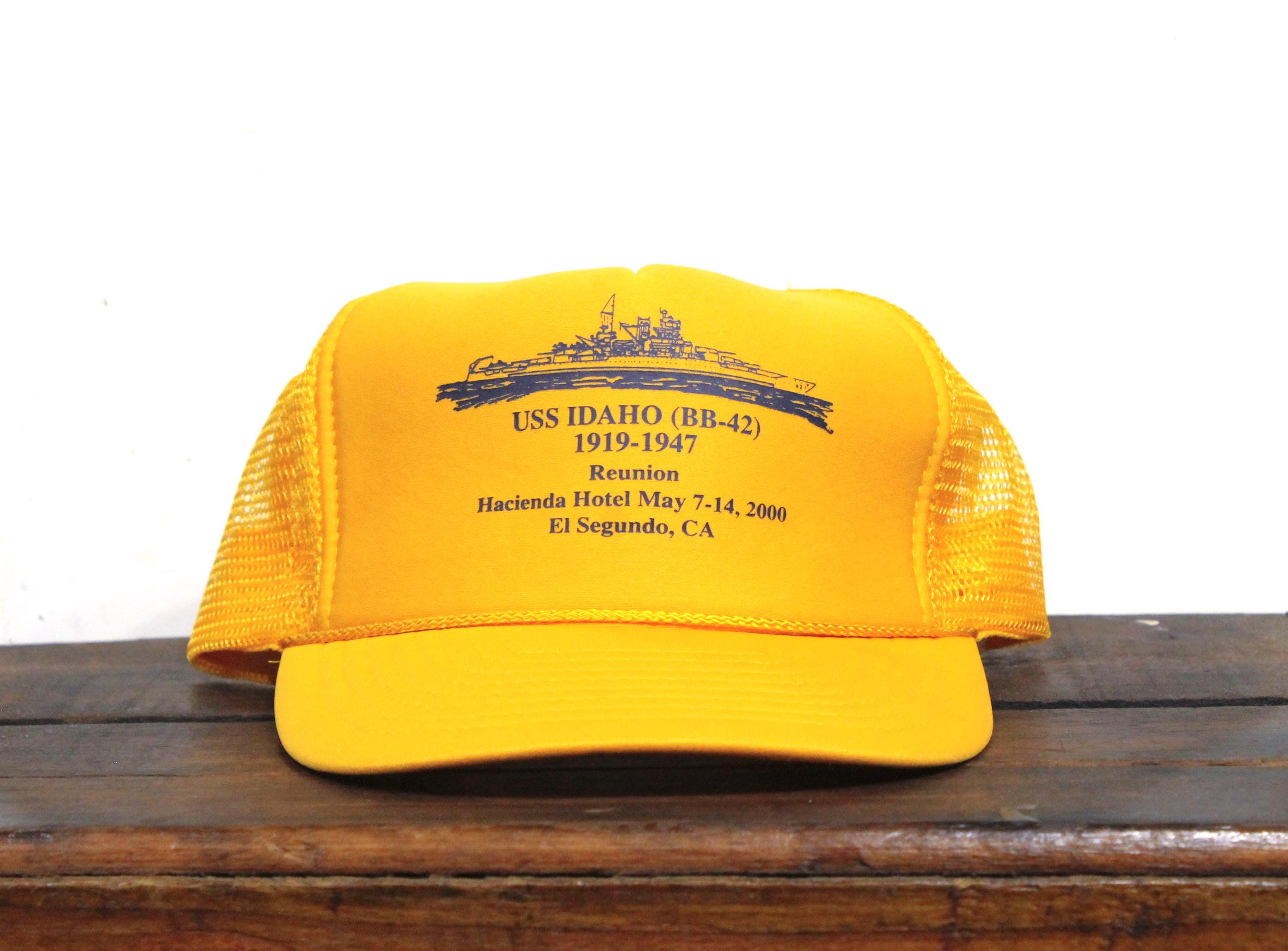 Adesivo Casco Vespa Berretto Beanie Con Teschio E Emblema US Navy Ricamato - Cappello Invernale Unisex Blu, Taglia Unica Seal Team