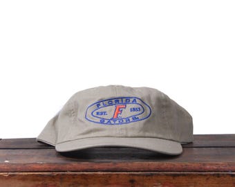 Vintage Y2K University of Florida Gators UF College Football NCAA teamsporten ongestructureerde ingerichte hoed baseballcap L 7 1/2 7 5/8