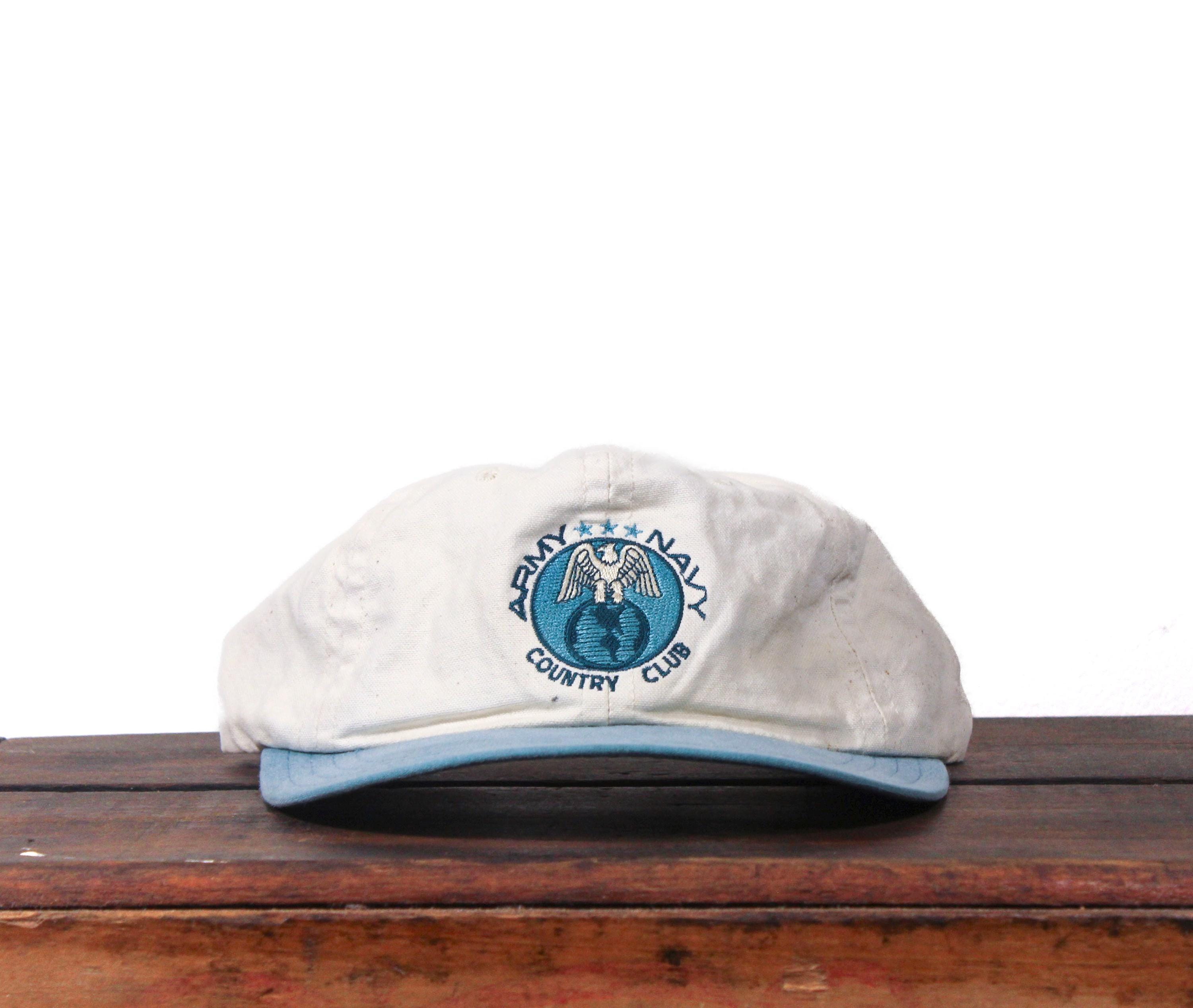 帽子 Kns 90s   vintage navy cap Vintage 90s Army Navy Country Club Military Golf Course