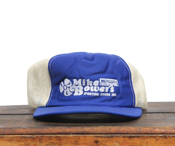 Retro Boater Logo Unstructured Trucker Cap Retro Boater Logo Unstructured Trucker Cap