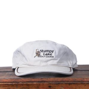 Vintage Stumpy Lake Golf Course Country Club Virginia Beach VA Eagle Unstructured Strapback Hat Baseball Cap