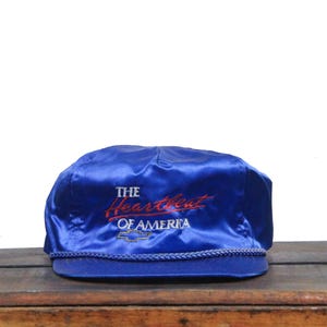 Vintage effet vieilli satiné The Heartbeat Of America Chevy Chevrolet Bowtie Logo Trucks Cars Pick-up Trucker Hat Casquette de baseball à lanières